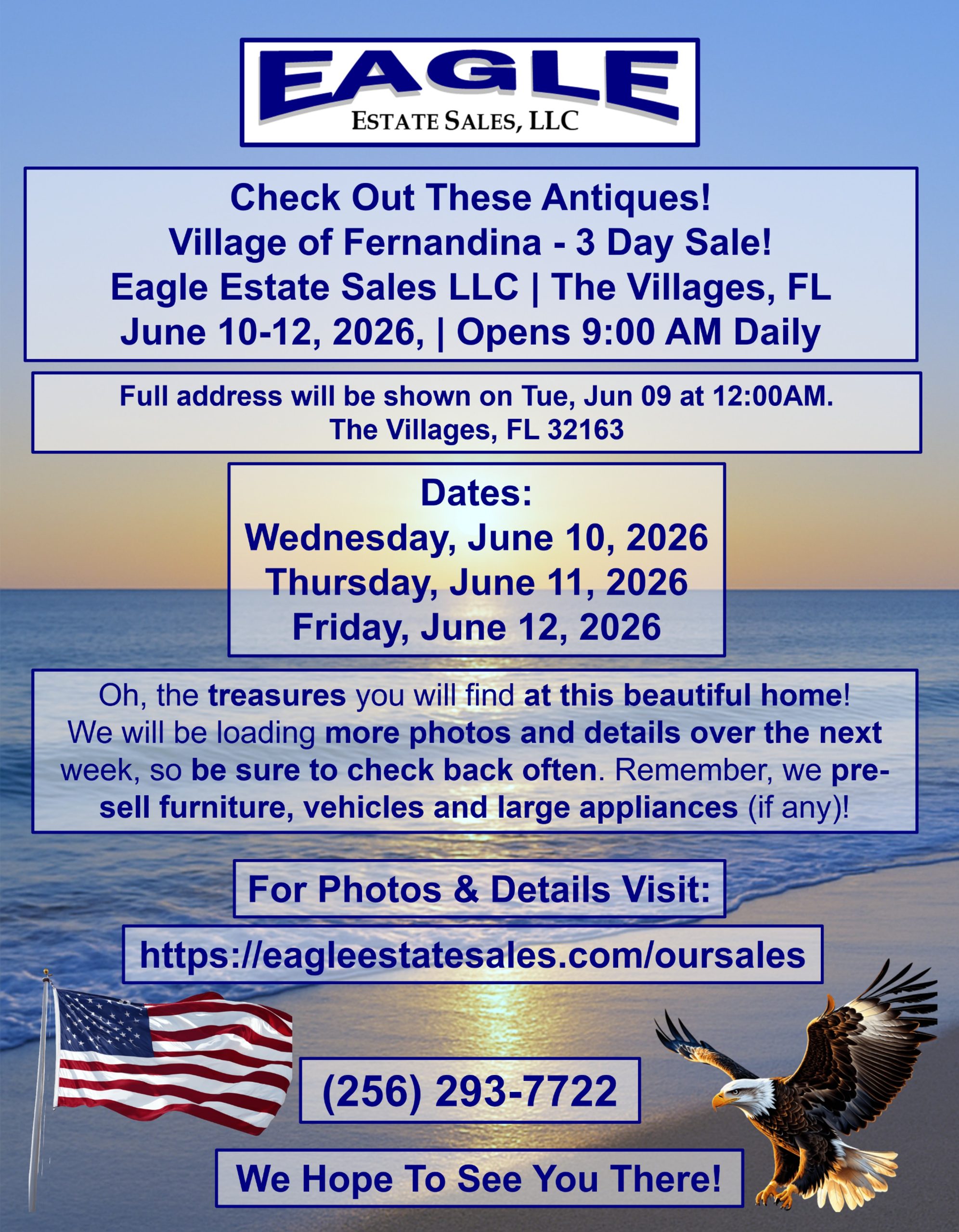 Check Out These Antiques! 3 Day Sale in the Village of Fernandina