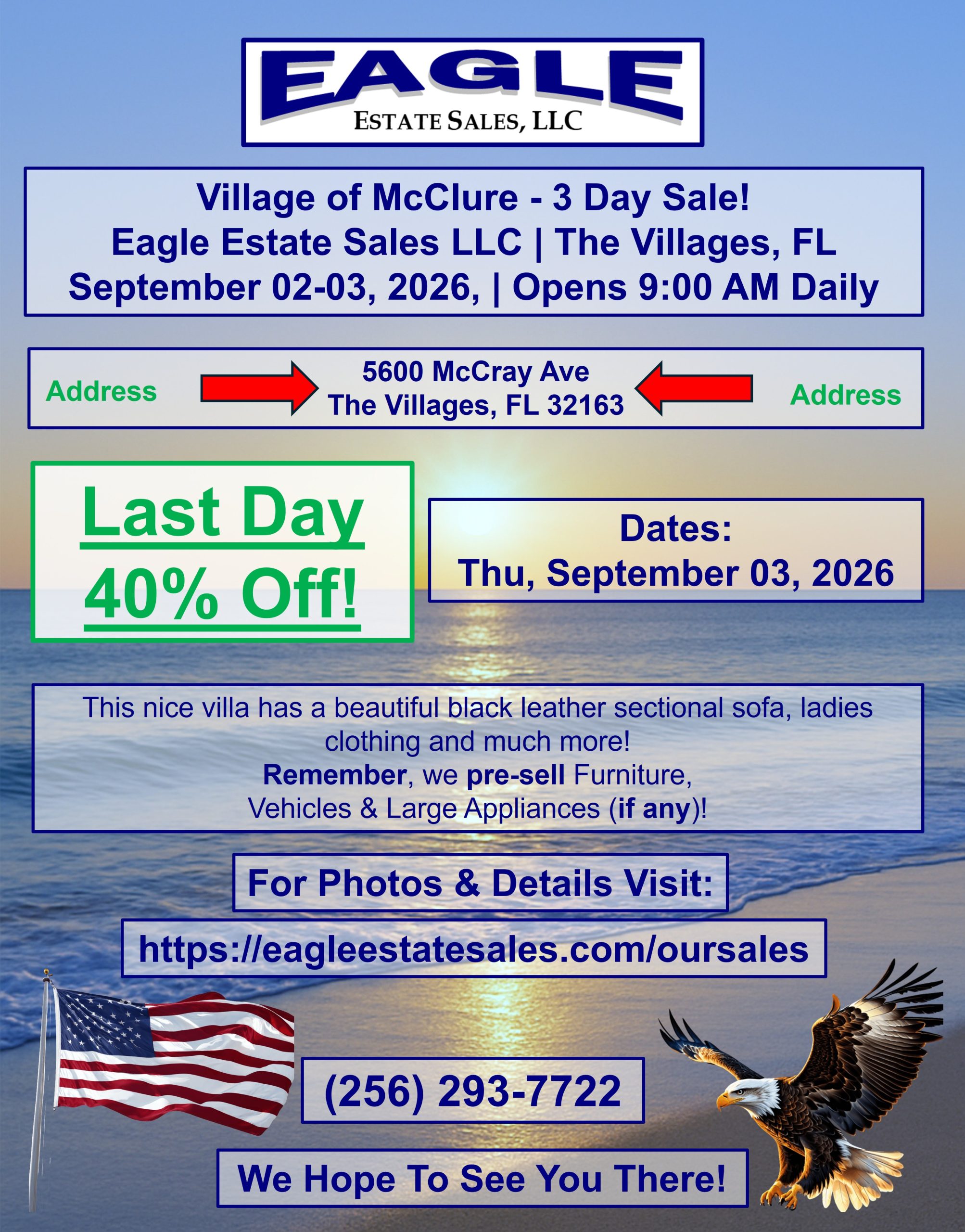 Last Day - 40% Discount! Village of McClure - 2 Day Sale